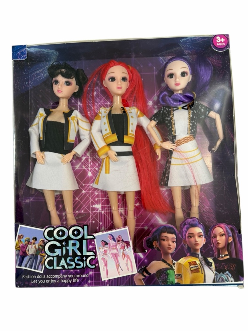 3 Piece Cool Girl Classic Doll Set #260820 - Picture 2 of 9